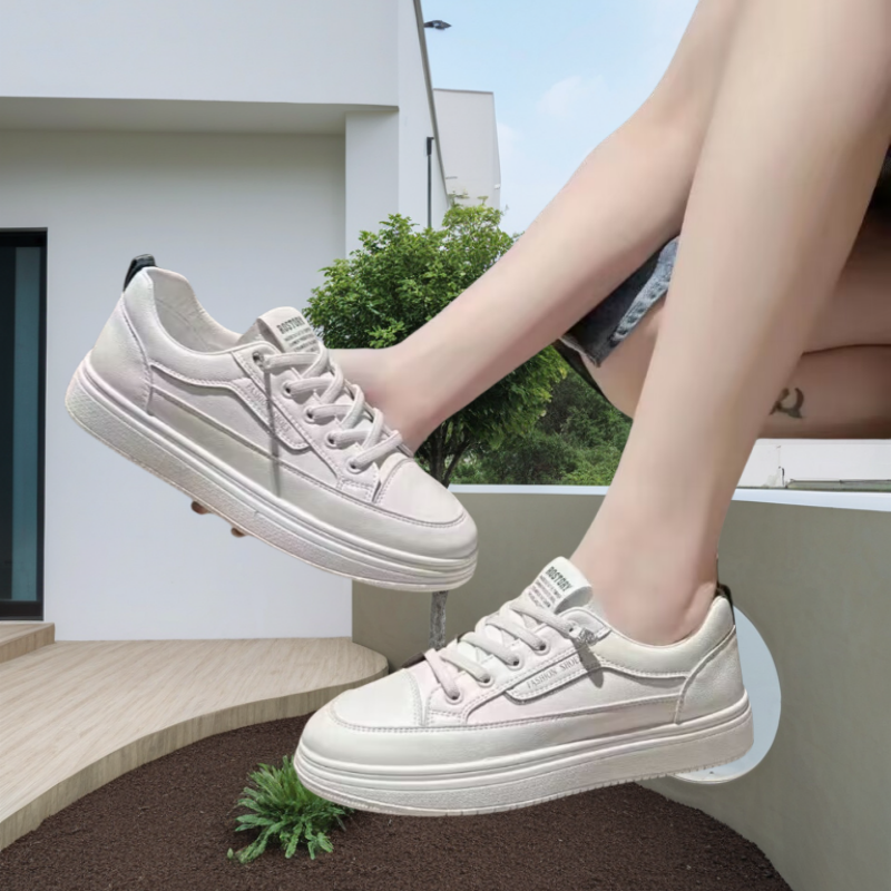 万浬马-2024新款时尚潮流女可爱爆款小白鞋 休闲鞋