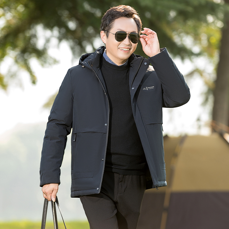 泰禾-男士冬装高档加厚短款棉服